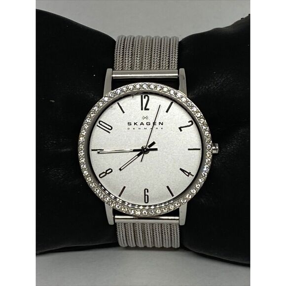 Skagen SKW2284 Women Silver Stainless Steel Analog Dial Quartz Wrist Watch JK616 main image 4